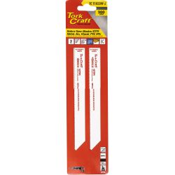 Sabre Saw Blade 200 X 2.5mm 10tpi Wood, Metal, Pvc,al 2pc